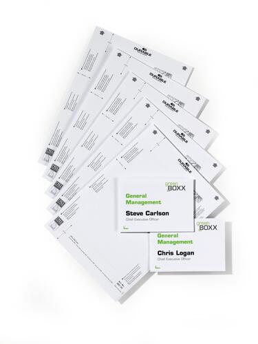 Dörrskylt 149x105,5 (A6) refill vit 10st