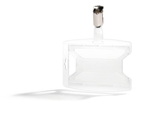 Korthållare reXycle m clips för 1 kort transparent 25st