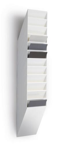 FLEXIBOXX 12 A4 stående brochyrfack vit