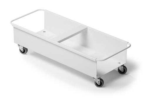 DURABIN SQUARE TROLLEY DUO 40 L vit