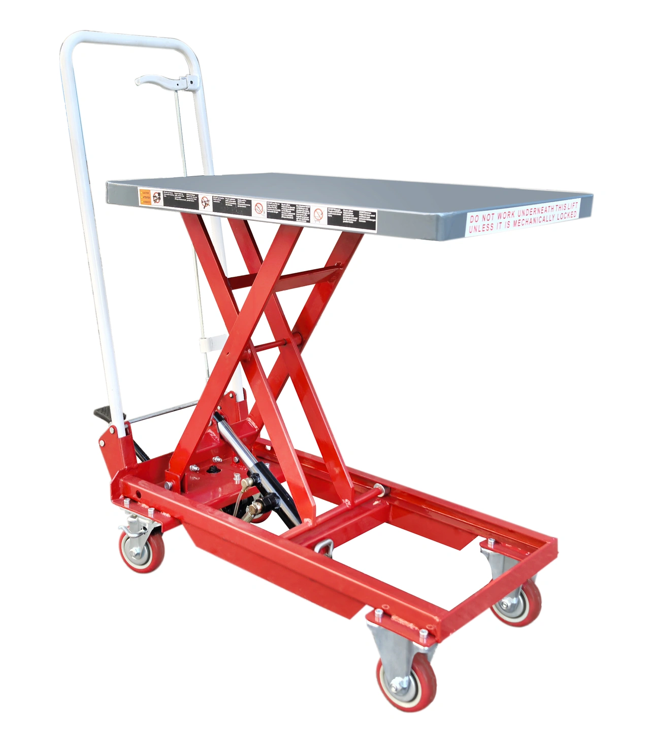 Lyftbordsvagn, manuell, 150kg, 700x450mm