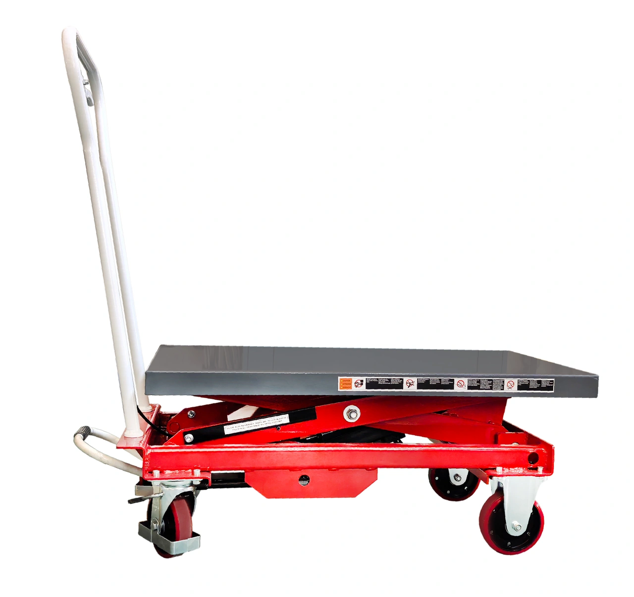 Lyftbordsvagn, manuell, 500kg, 1010x520mm