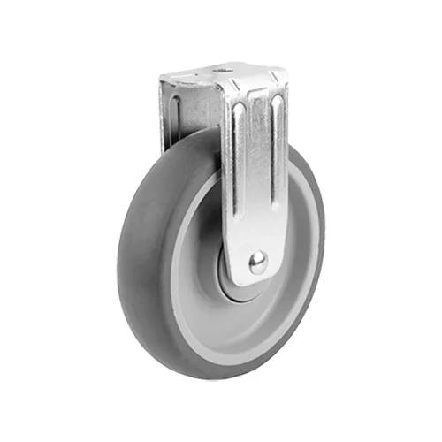 Fast hjul 125x32mm, 100 kg, TPE