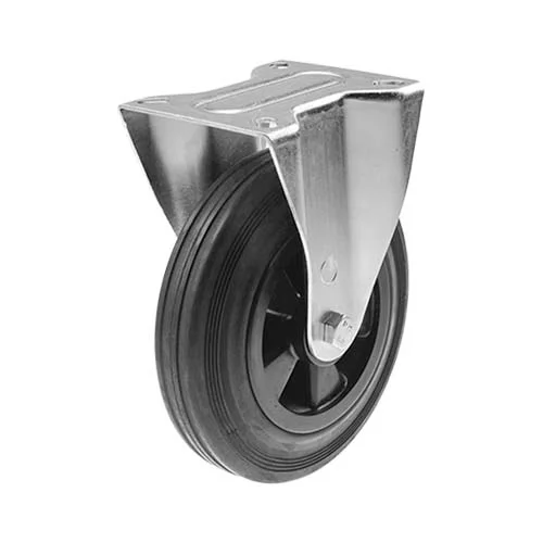 Fast hjul 200x50mm, 205 kg, Gummi | Köp hos MoveTech