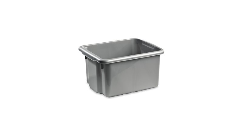 Förvaringslåda Nordic 410x330x225mm, Silver