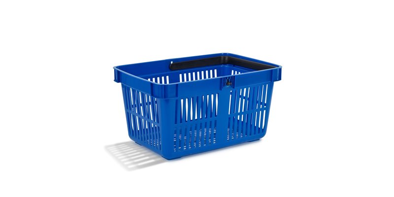 Kundkorg 27 L Blå