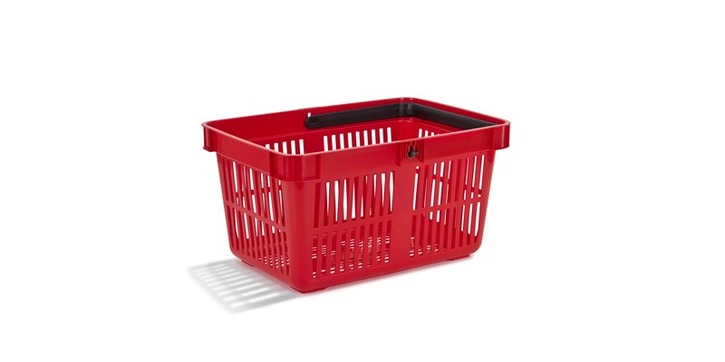 Kundkorg 27 L Röd