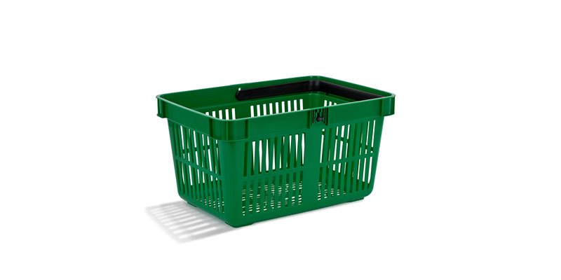 Kundkorg 27 L Mörkgrön