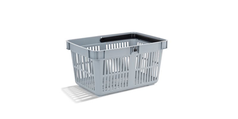 Kundkorg 27 L Grå