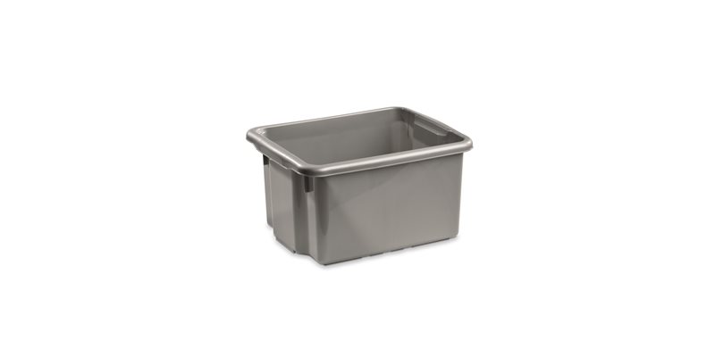 Förvaringslåda Nordic 365x295x200mm, Silver