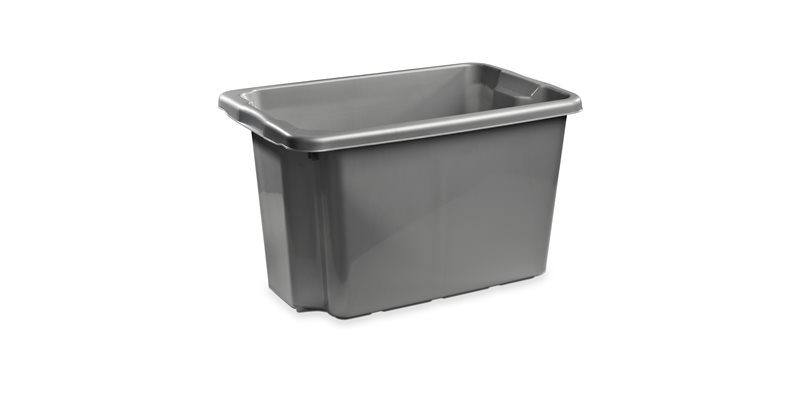 Förvaringslåda Nordic 600x400x350mm, Silver