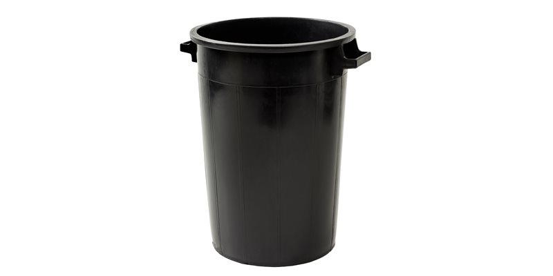 Fodertunna Plasttunna 75 L Svart