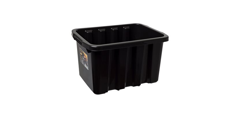 Förvaringslåda Strongbox 460x338x263mm, Svart