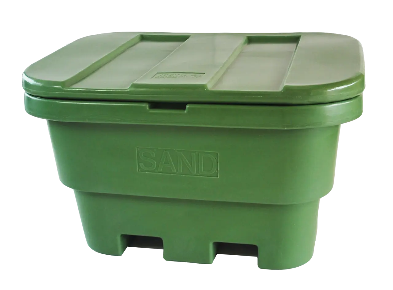 Gatusandlåda 500L, Grön