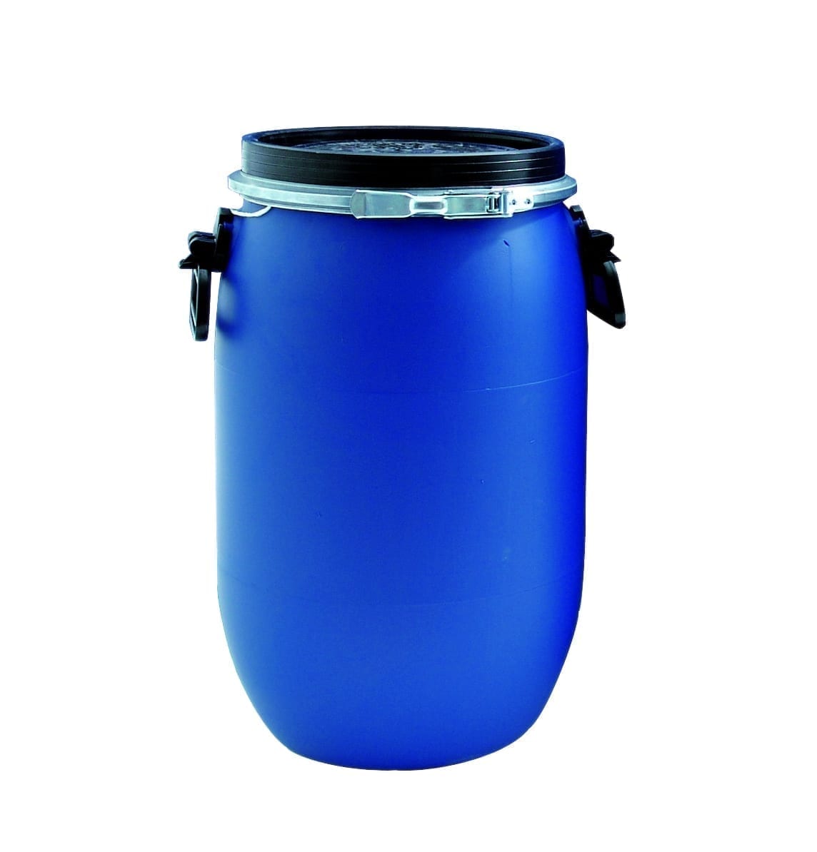 Plastfat med lock, 60 L, UN-KLASSAD, BLÅ