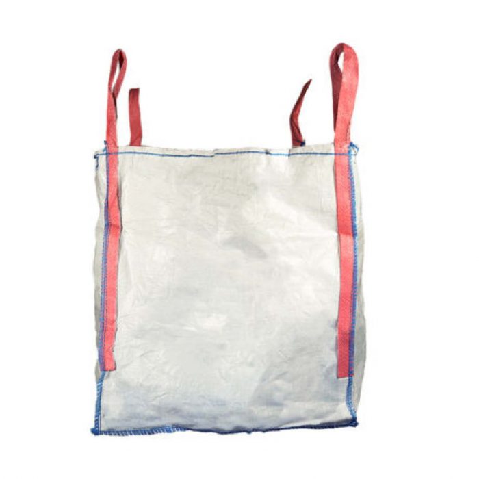 Storsäck 1250 kg vit plast 4 lyftöglor