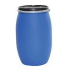 Plastfat 150 L blå plast UN-godkänd godkänt för livsmedel