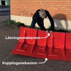 Översvämningsbarriär, temporär skyddsvall översvämningar