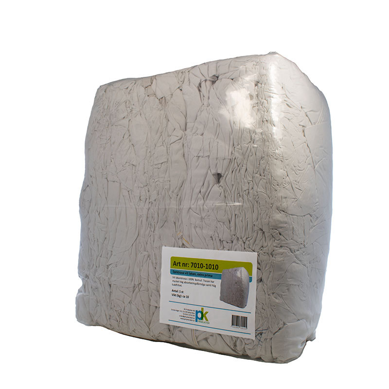 Torktrasa vit plast lakan extra prima putstrasa