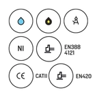 Montagehandske Grips Oil - 11