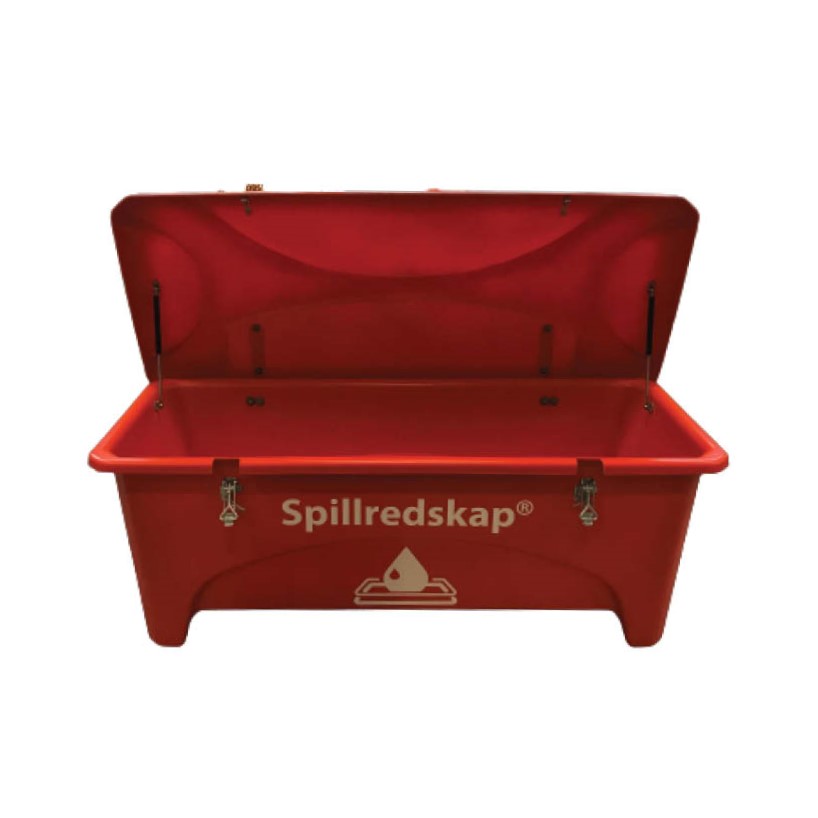 Redskapslåda 475 L med text Spillredskap®