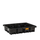 Uppsamlingskärl Black av PE för 4 fat passar två EUR-pallar