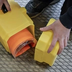 Förvaringsbox av PE till brunnsmattor - 675 mm