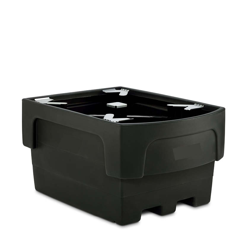 Uppsamlingskar Black för 1 IBC avtappningsyta, Utan galler