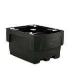 Uppsamlingskar Black för 1 IBC avtappningsyta, Utan galler