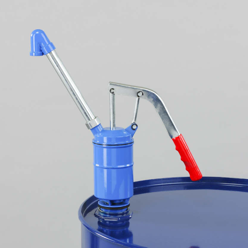 Hävarmspump av stål med två munstycken för oljor