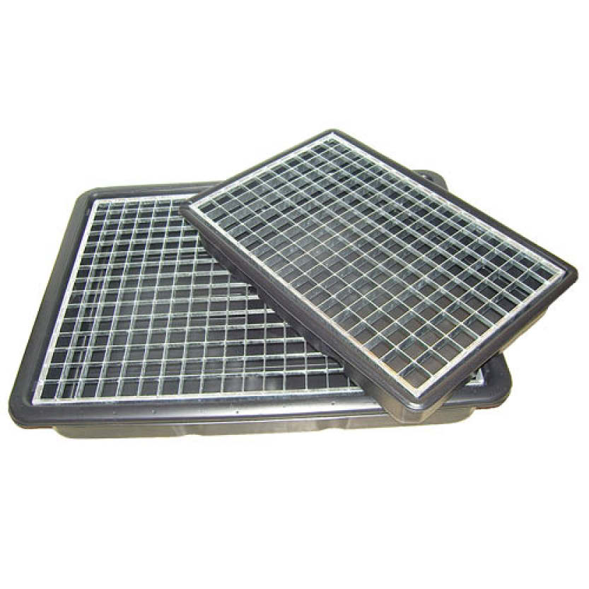 Spillkar av plast för mindre behållare - 41 L