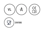 Vinylhandske för engångsbruk grå puderfri 100 st  XLarge