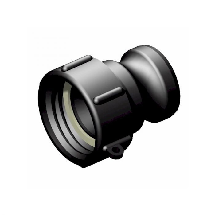 Adapter 60 x 6 hona - kamlock hane - 1 1/2 tum kamlock hane