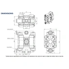 Membranpump Phoenix 20 PP 20 L/min för alkaliskt eller
