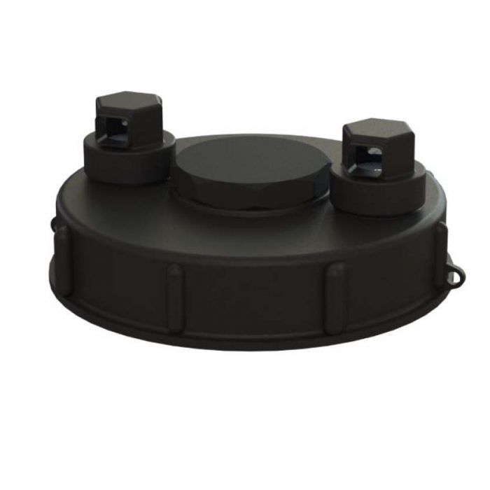 IBC-lock 160x7 med 2 x avluftning