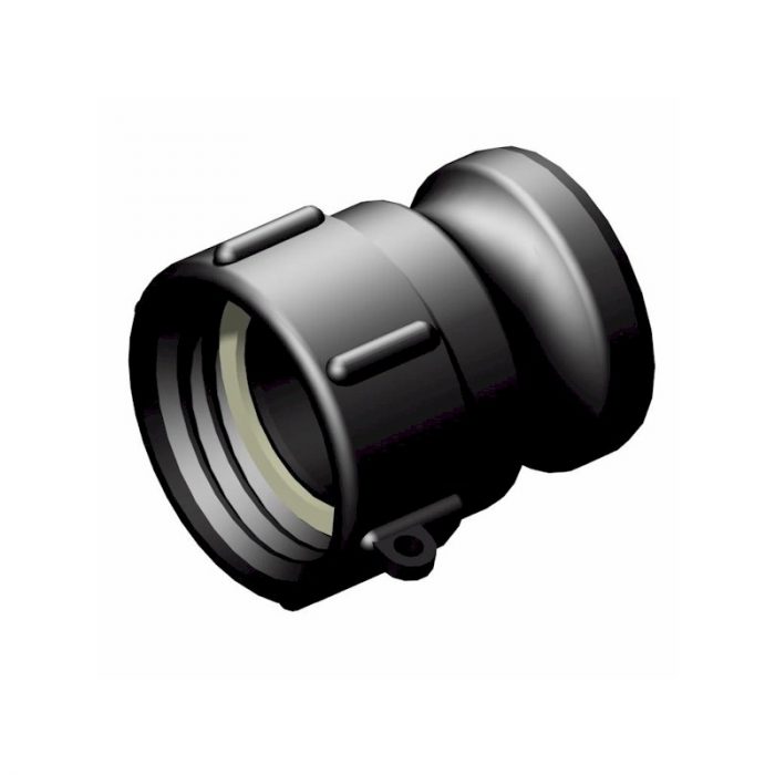 Adapter 60 x 6 hona - kamlock hane - 2 tum kamlock hane