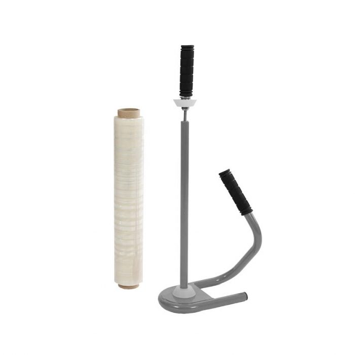 Handsträcksfilmshållare Wrappy Maxi 380-600 mm grå