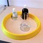 Spillbarriär rund 45 cm i diameter höjd 45 cm