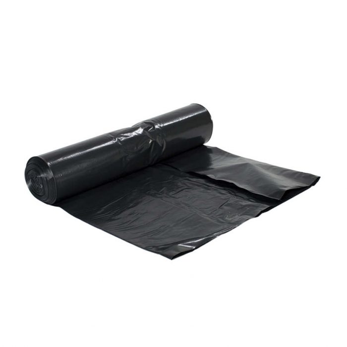 Sopsäck 70 L svart stål 50my