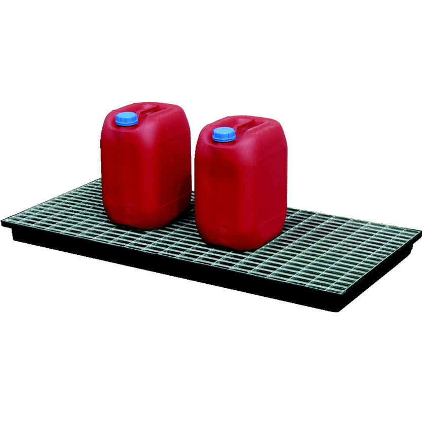 Spilltråg av plast för mindre behållare - 40 L