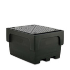 Uppsamlingskar Black för 1 IBC-behållare, Polyeten (PE)