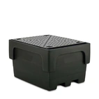 Uppsamlingskar Black för 1 IBC-behållare, Polyeten (PE)