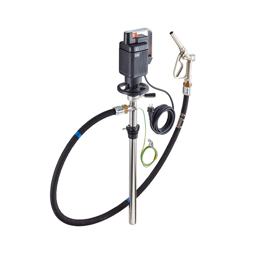 Fatpump 9 Ex-klassad för tömning av lösningsmedel 1200mm