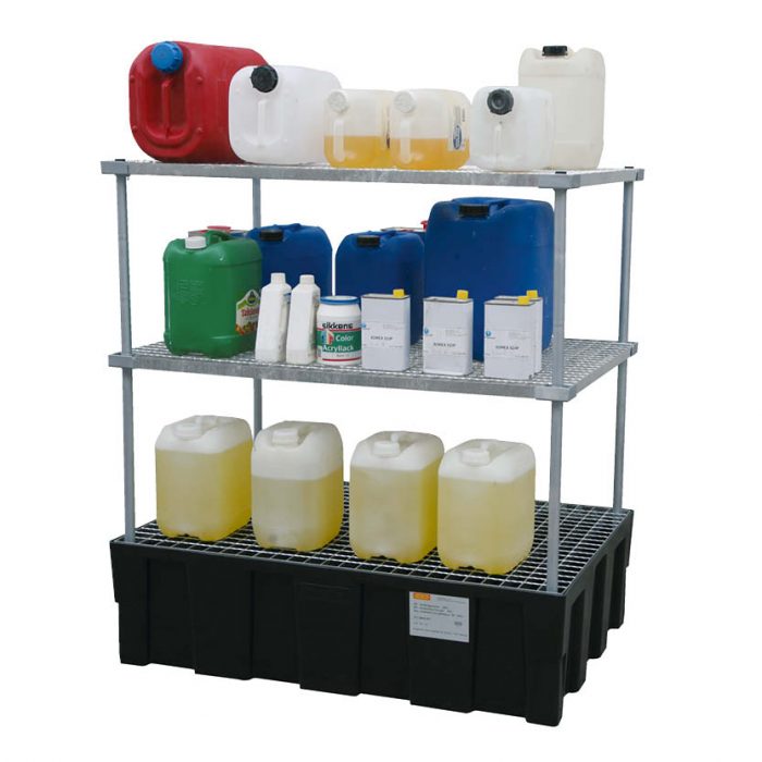 Spillkar Euro PE 224 L inkl hyllplan, 2