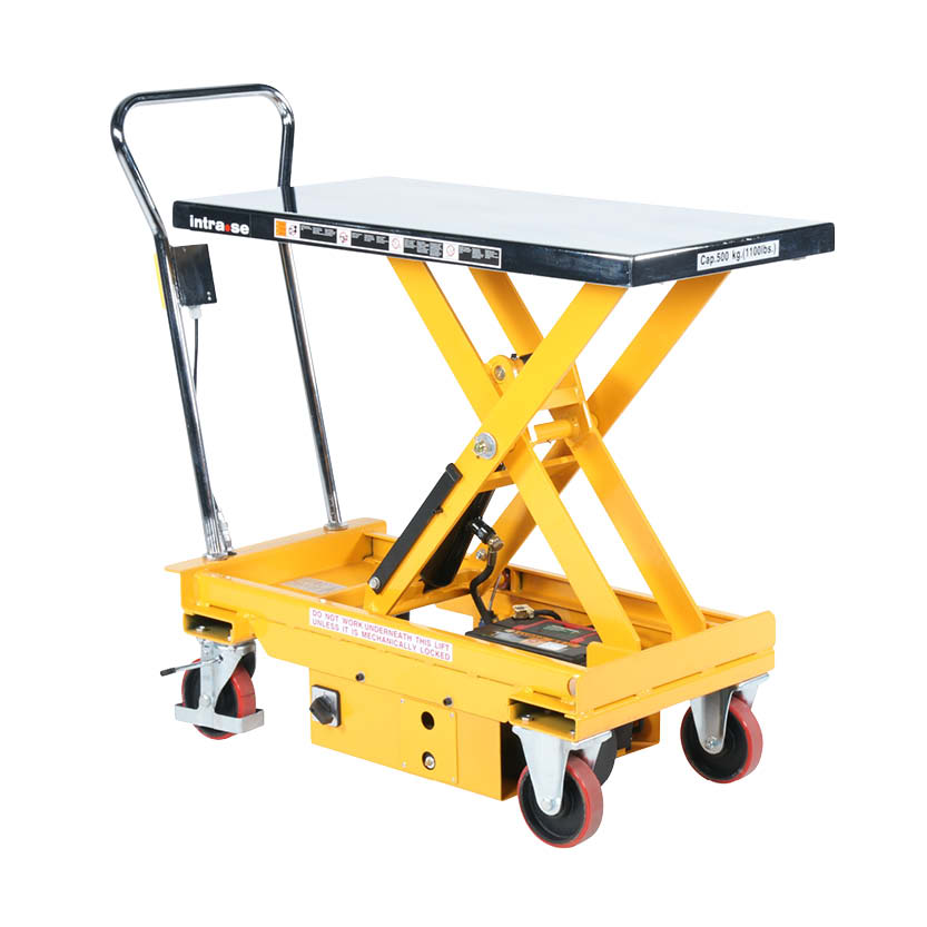 Elektriskt lyftbord PL 500 med dubbelsax och handreglage