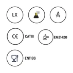 Latexhandske för engångsbruk beige puderfri 100 st - Large