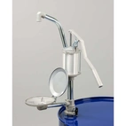 Hävarmspump av aluminium med integrerad spillbricka