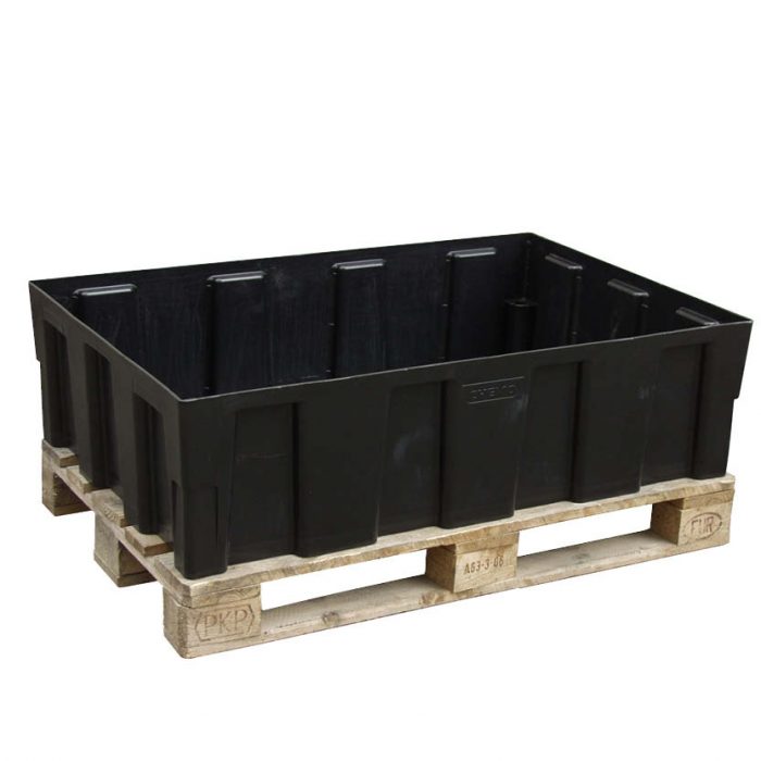 Spillkar Euro PE av polyeten för  2 fat, utan fötter