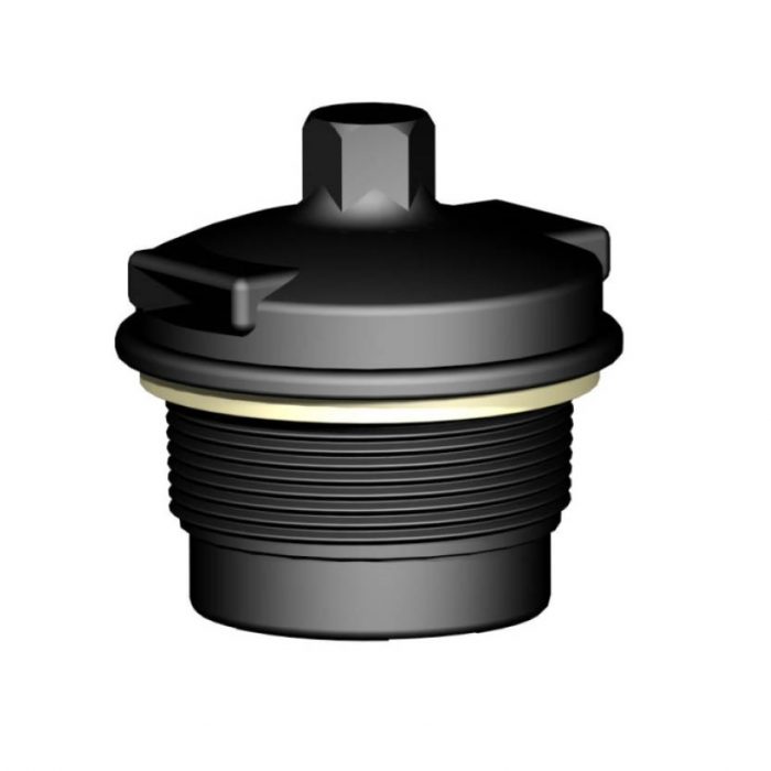 Adapter 2 tum BSP hane med anti-vakuum ventil