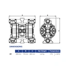 Membranpump Phoenix 120 PP 120 L/min för kylarvätska